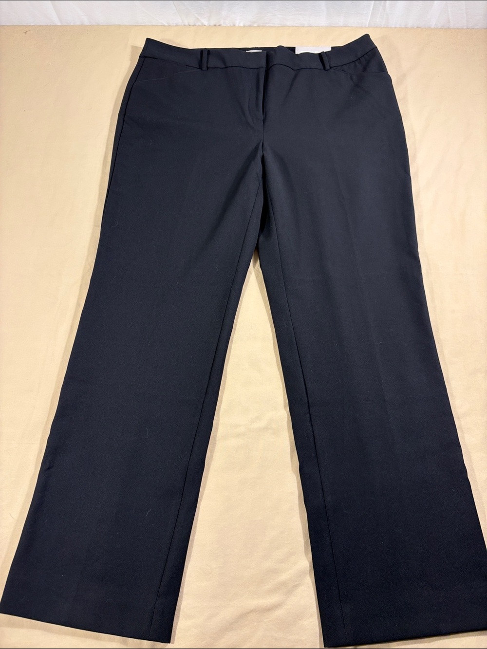 Chicos NWT So Slimming Straight Leg Trousers Black Dress Pants Size 3R US 16R